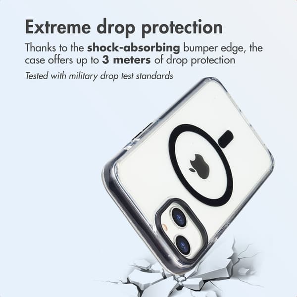 imoshion Combat MagSafe bagsidecover til Apple iPhone 14 / 13 - Sort