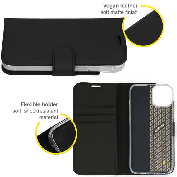 Accezz Wallet softcase bogomslag til Apple iPhone 14 Plus - Sort