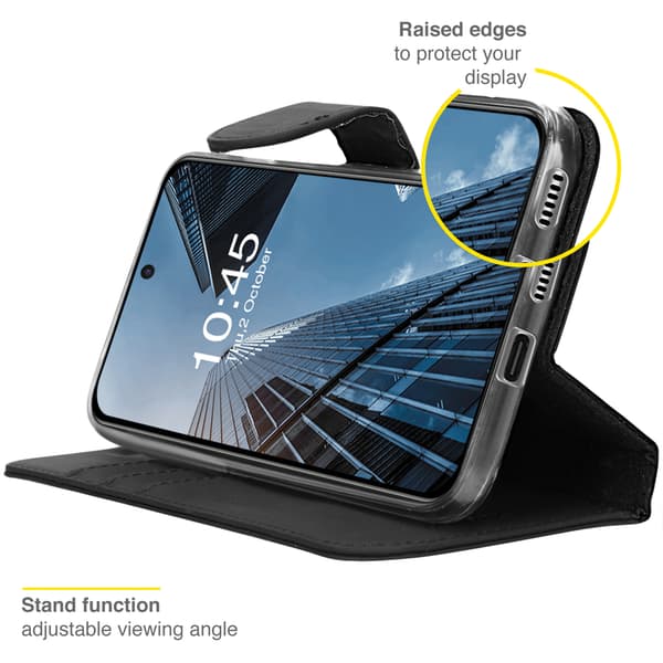 Accezz Wallet softcase bogomslag til Samsung Galaxy S21 FE - Sort