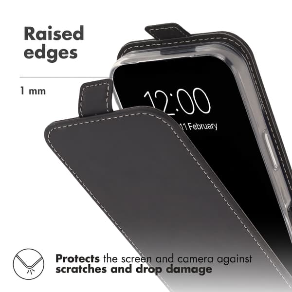 Accezz Flip-etui til Apple iPhone 18 Pro / 17 Pro - Sort