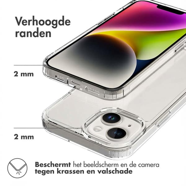 Accezz Xtreme Impact Baksida för Apple iPhone 15 - Transparent