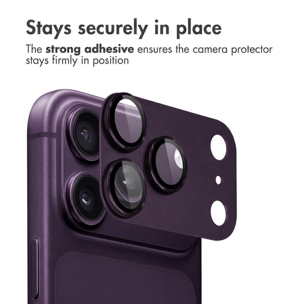 imoshion Kameraskydd glas 2-packför Apple iPhone 18 Pro Max - Plum