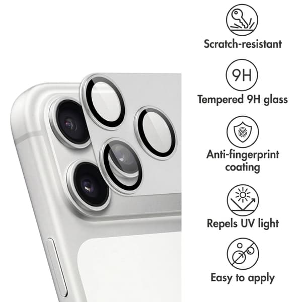 imoshion Kameraskydd glas 2-packför Apple iPhone 18 Pro - Silver