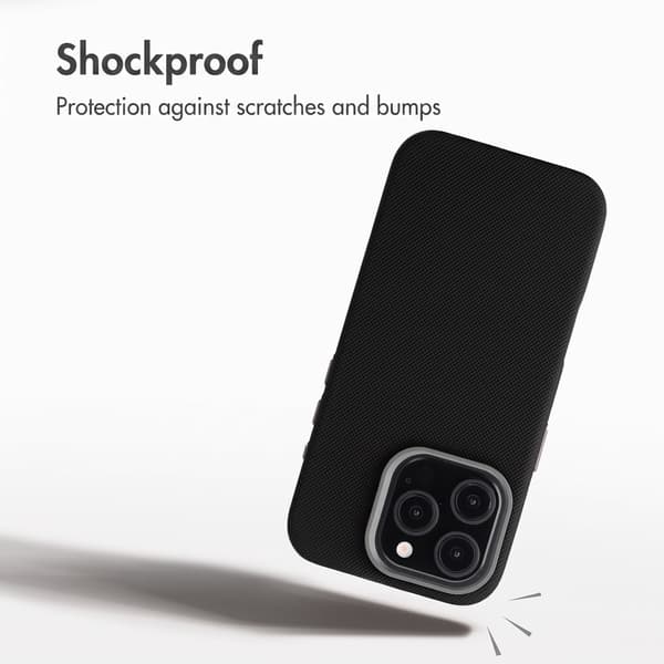 Accezz Mesh bagsidecover med MagSafe til Apple iPhone 15 Pro - Sort