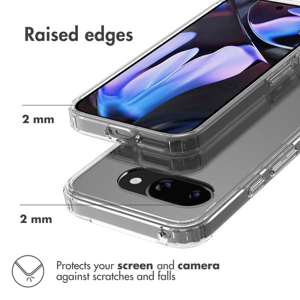Accezz Xtreme Impact Baksida för Google Pixel 9A - Transparent
