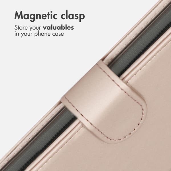 Accezz Plånbok Softcase Bokfodral för Samsung Galaxy A42 - Guld