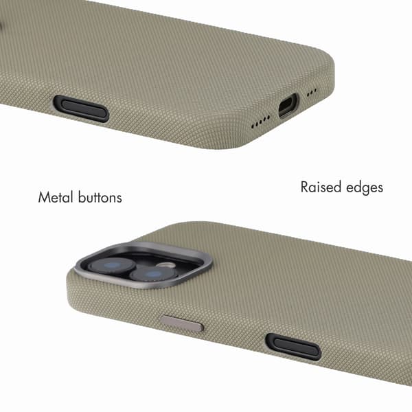 Accezz Mesh bagsidecover med MagSafe til Apple iPhone 16 - Mørkegrå
