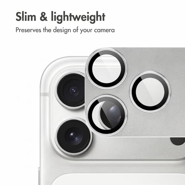 imoshion Kameraskydd glas 2-packför Apple iPhone 18 Pro - Silver
