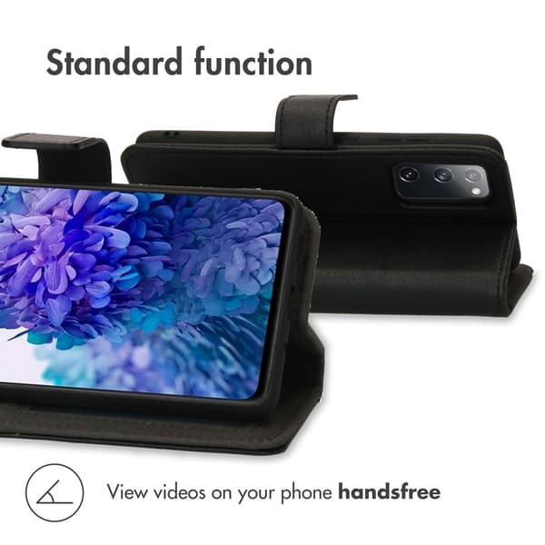 imoshion Luksus bogomslag til Samsung Galaxy S20 FE - Sort