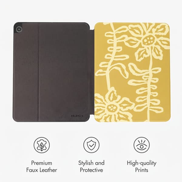 Selencia Vivid tablethylster til Samsung Galaxy Tab A11 Plus / A9 Plus - Chalky Bloom