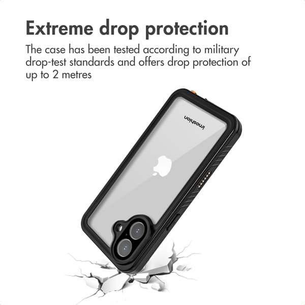 imoshion Vandtæt 360-cover til Apple iPhone 17 - Sort