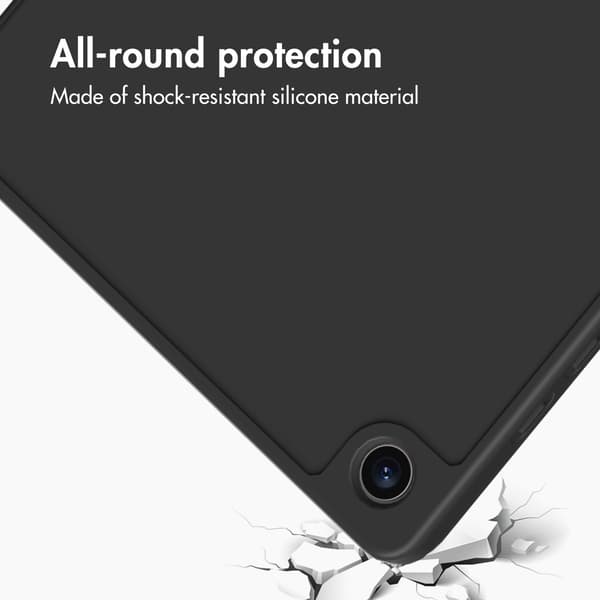 Accezz Smart silicone bogomslag til Samsung Galaxy Tab A9 Plus - Sort
