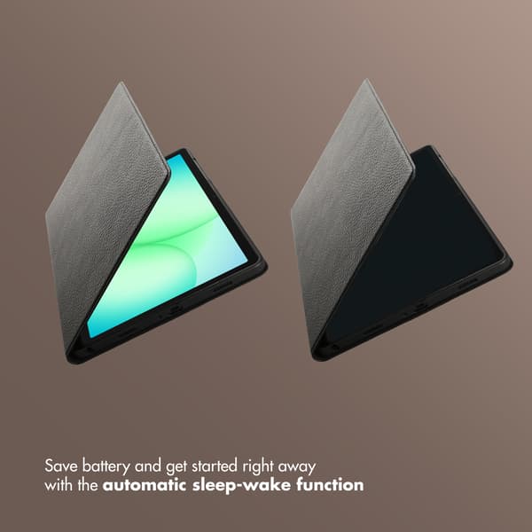 Selencia Riva bogetui til Samsung Galaxy Tab A11 Plus - Sort
