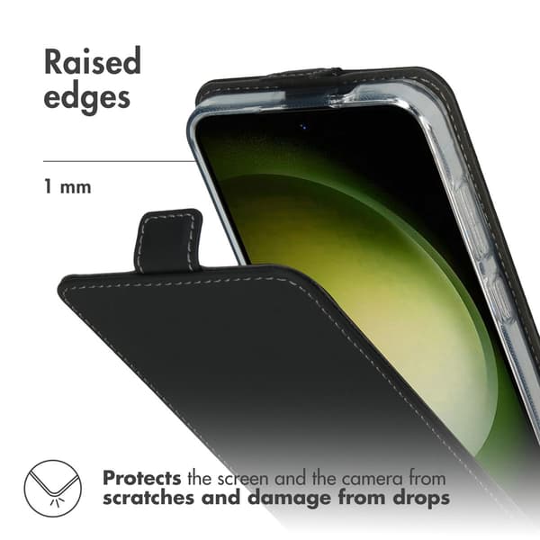 Accezz Flip-etui til Samsung Galaxy S24 Plus - Sort