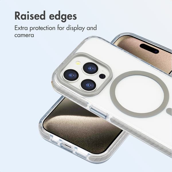 imoshion Combat MagSafe Baksida för Apple iPhone 15 Pro - Grå