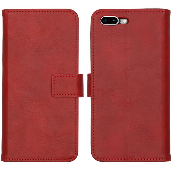 imoshion Luxury Bookcase for Apple iPhone 8 Plus / 7 Plus - Red