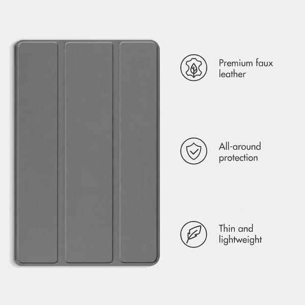Trifold bogomslag til Samsung Galaxy Tab A 10.1 (2016) - Grå