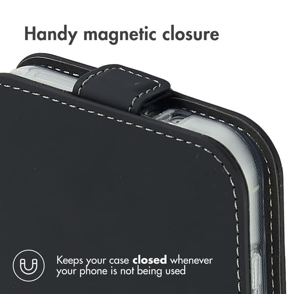 Accezz Flip-etui til Samsung Galaxy S24 FE - Sort