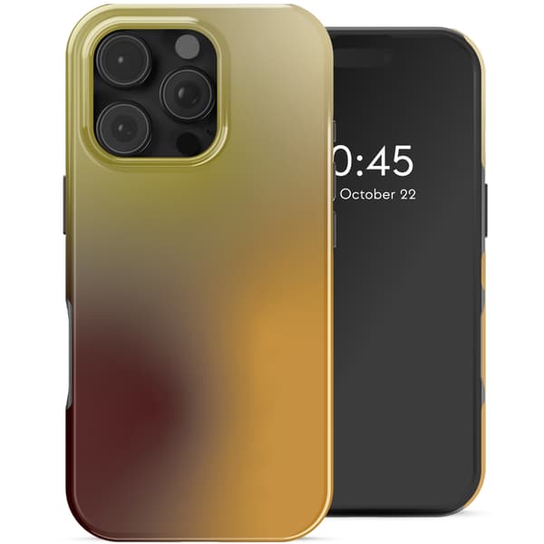 Selencia Vivid Baksida med MagSafe för Apple iPhone 16 Pro - Gradient Olive Dust