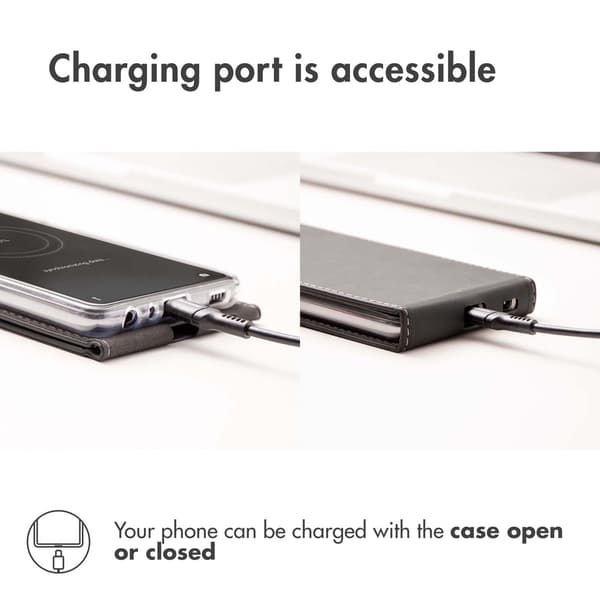 Accezz Flip-etui til Apple iPhone 13 - Sort