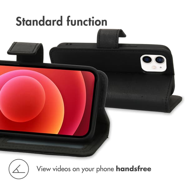 imoshion Luksus bogomslag til Apple iPhone 12 Mini - Sort