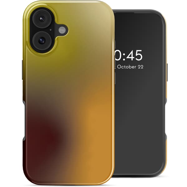 Selencia Vivid Baksida med MagSafe för Apple iPhone 17 - Gradient Olive Dust
