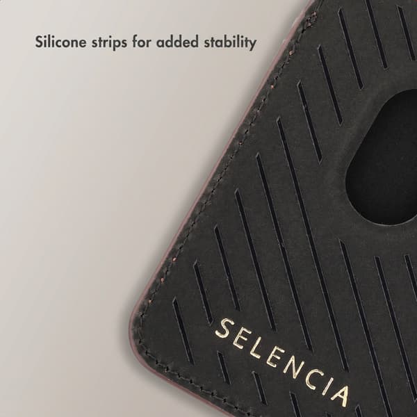 Selencia Croco kortholder med MagSafe - Choco Brown