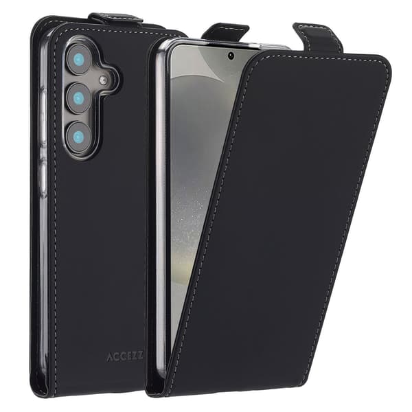 Accezz Flip-etui til Samsung Galaxy S25 - Sort