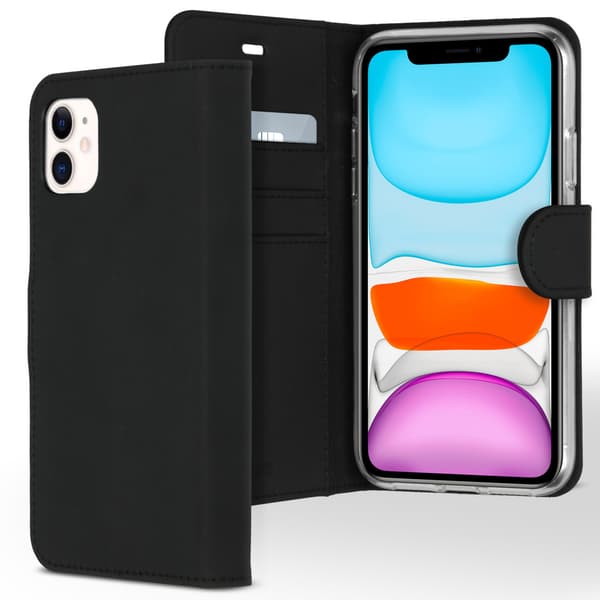 Accezz Wallet softcase bogomslag til Apple iPhone 11 - Sort