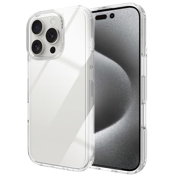 Accezz Xtreme Impact Baksida för Apple iPhone 16 Pro - Transparent