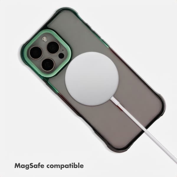 Selencia Gradient MagSafe Baksida för Apple iPhone 16 Pro Max - Grön / Brun