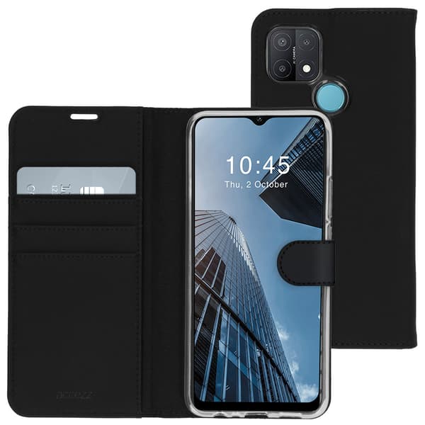 Accezz Wallet softcase bogomslag til Oppo A15 - Sort