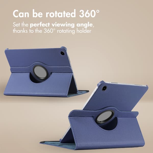 imoshion 360° roterbart bokfodral för Samsung Galaxy Tab A11 Plus - Mörkblå
