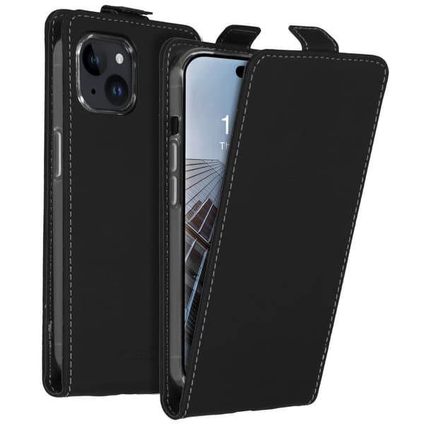 Accezz Flip-etui til Apple iPhone 15 - Sort