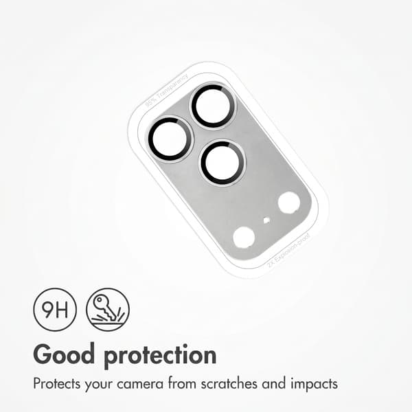 imoshion Kameraskydd glas 2-packför Apple iPhone 18 Pro - Silver