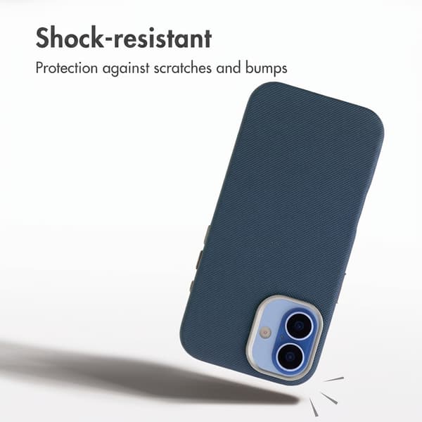 Accezz Mesh bagsidecover med MagSafe til Apple iPhone 17 - Mørkeblå