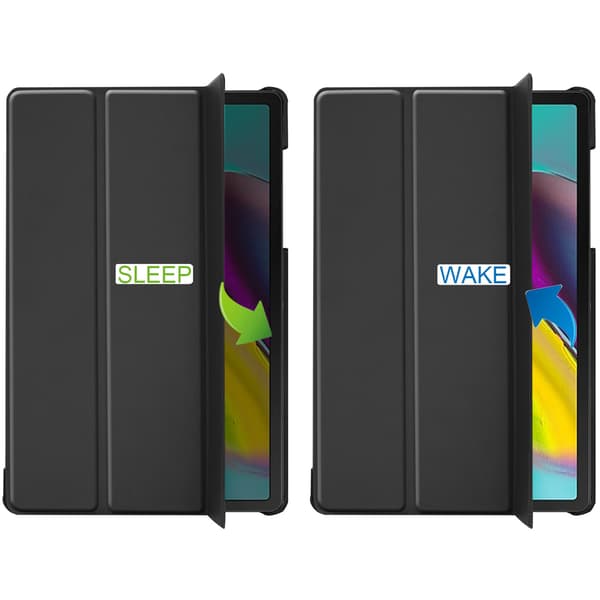 imoshion Trifold bogomslag til Samsung Galaxy Tab S5e - Sort
