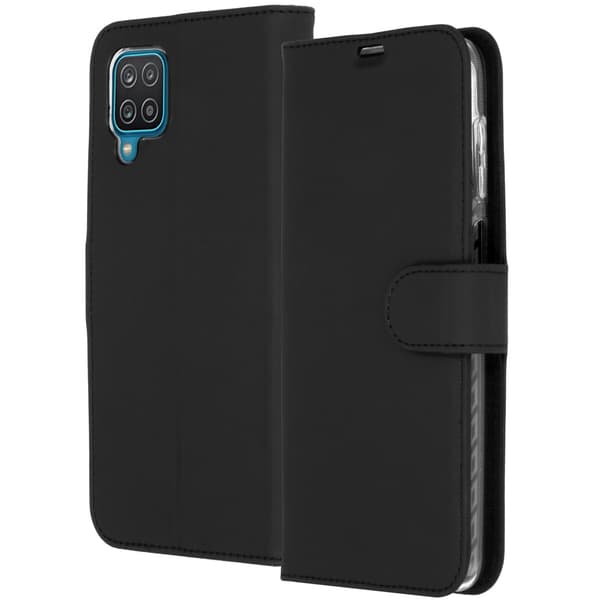 Accezz Wallet softcase bogomslag til Samsung Galaxy A12 - Sort