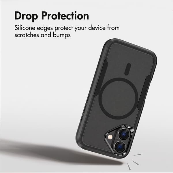 imoshion Bagsidecover med MagSafe til Apple iPhone 17 - Sort