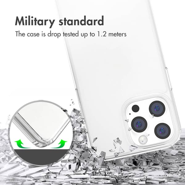 Accezz Xtreme Impact Baksida för Apple iPhone 14 Pro Max - Transparent