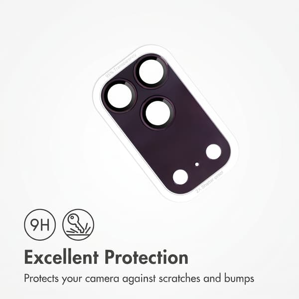 imoshion Kameraskydd glas 2-packför Apple iPhone 18 Pro Max - Plum