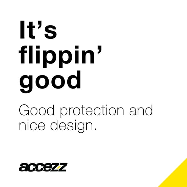 Accezz Flip-etui til Samsung Galaxy S20 - Sort