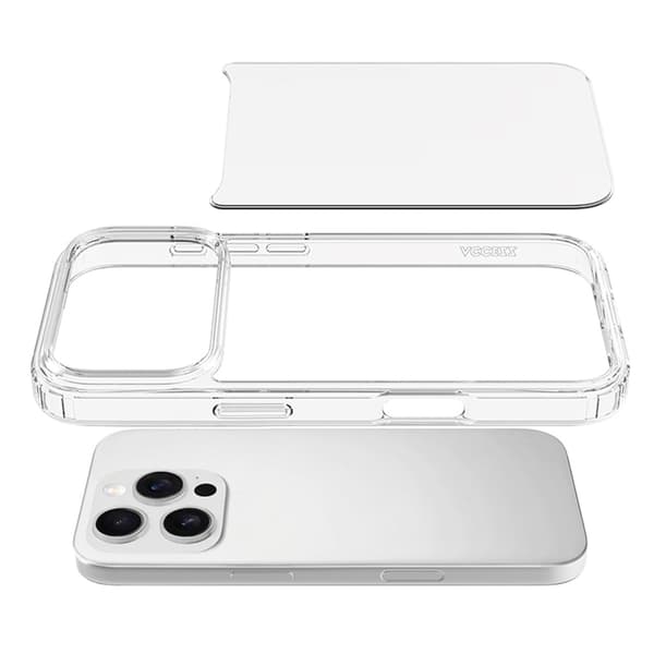 Accezz Xtreme Impact Baksida för Apple iPhone 17 Pro - Transparent