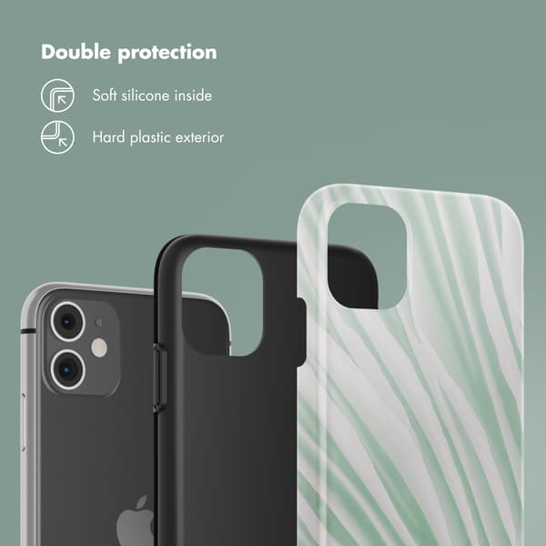 Selencia Vivid Baksida för Apple iPhone 11 - Nature Grayed Jade