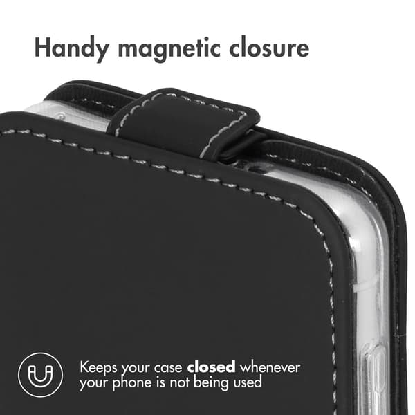 Accezz Flip-etui til Samsung Galaxy S21 - Sort