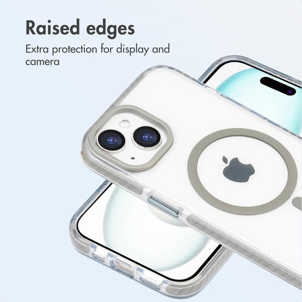 imoshion Combat MagSafe Baksida för Apple iPhone 15 - Grå