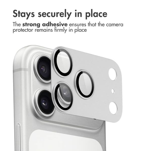 imoshion Kameraskydd glas 2-packför Apple iPhone 17 Pro Max - Silver