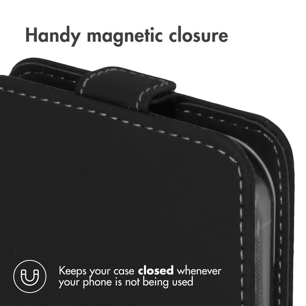 Accezz Flip-etui til Apple iPhone 15 - Sort
