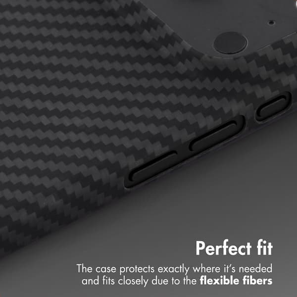 Accezz MagSafe Kevlar® bagsidecover til Apple iPhone 18 Pro Max / 17 Pro Max - Sort