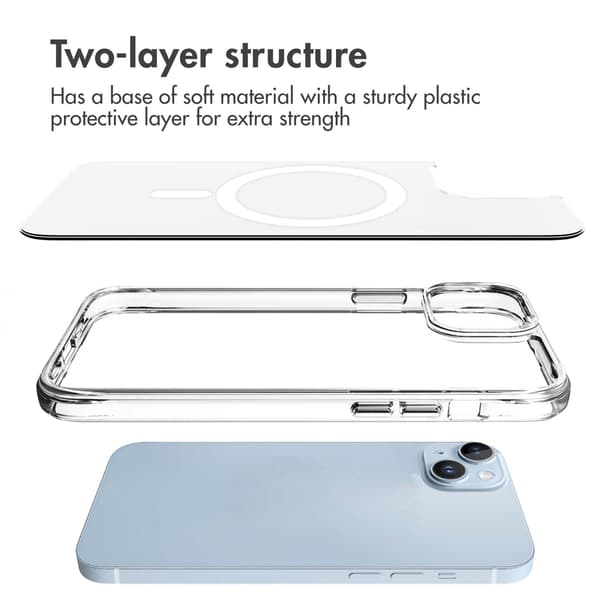 imoshion Rugged Air etui med MagSafe til Apple iPhone 14 - Transparent